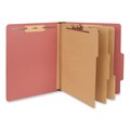 Universal Pressboard Classification Folder 8-1/2 x 11", Red, PK10, Expanded Width: 3" UNV10290